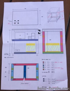 初心者の溶接作業台の設計図