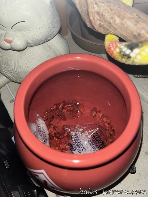 クコの実の保存容器